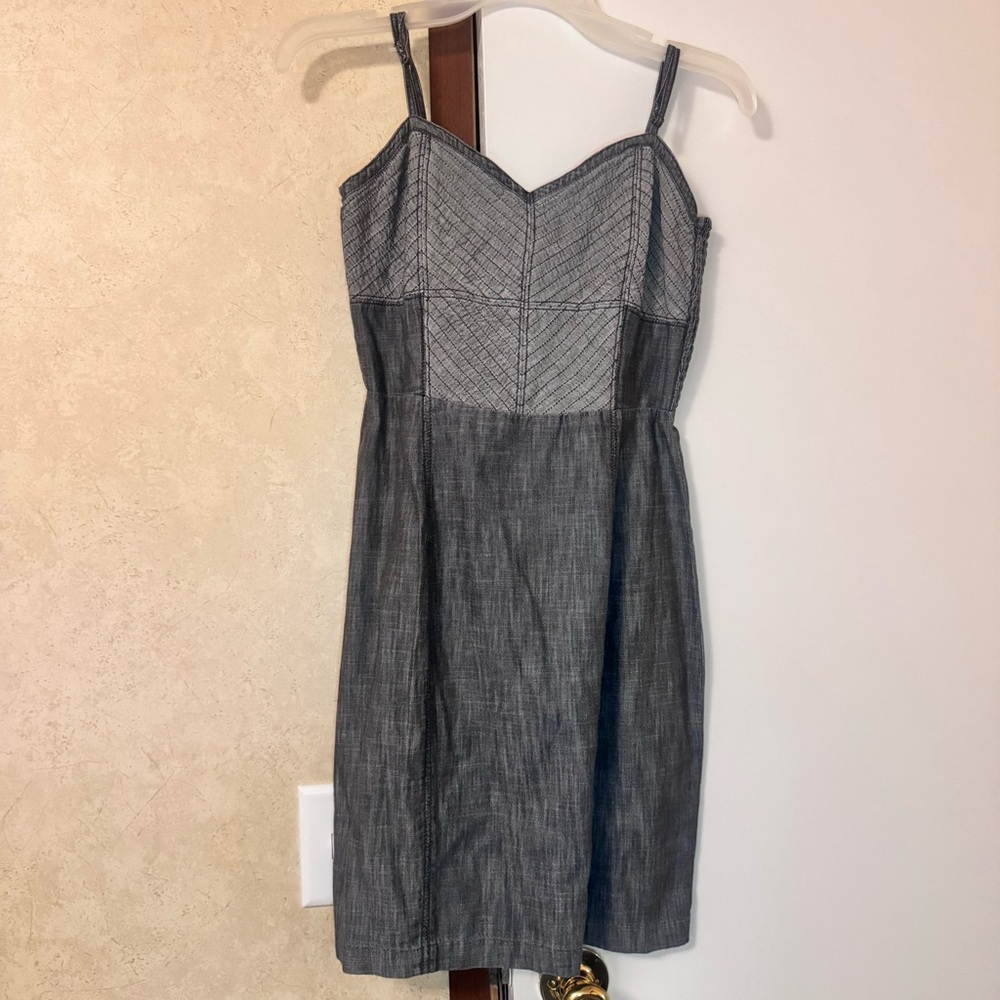 DKNY Jeans Stylish Gray Women's Dress